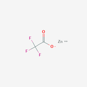 molecular formula C2F3O2Zn+ B11818912 zinc;2,2,2-trifluoroacetate 