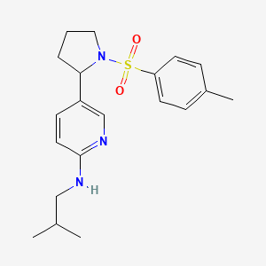 N-Isobutyl-5-(1-tosylpyrrolidin-2-yl)pyridin-2-amine