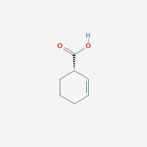 2-Cyclohexene-1-carboxylic acid, (S)-