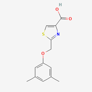 2-((3,5-Dimethylphenoxy)methyl)thiazole-4-carboxylic acid