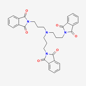 molecular formula C33H30N4O6 B11818982 N,N,N-tris(3-phthaliMidopropyl)aMine 