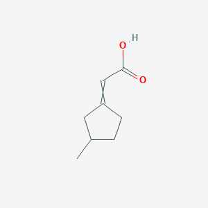 2-(3-methylcyclopentylidene)acetic acid