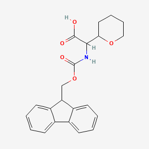 2-({[(9H-fluoren-9-yl)methoxy]carbonyl}amino)-2-(oxan-2-yl)acetic acid