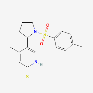 4-Methyl-5-(1-tosylpyrrolidin-2-yl)pyridine-2-thiol