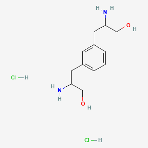 2-Amino-3-[3-(2-amino-3-hydroxypropyl)phenyl]propan-1-ol dihydrochloride