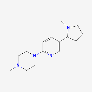 1-Methyl-4-(5-(1-methylpyrrolidin-2-yl)pyridin-2-yl)piperazine