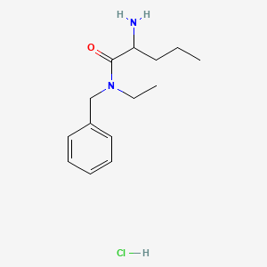 2-amino-N-benzyl-N-ethylpentanamide hydrochloride