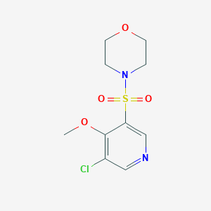 4-((5-Chloro-4-methoxypyridin-3-yl)sulfonyl)morpholine