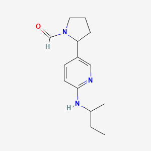 2-(6-(sec-Butylamino)pyridin-3-yl)pyrrolidine-1-carbaldehyde