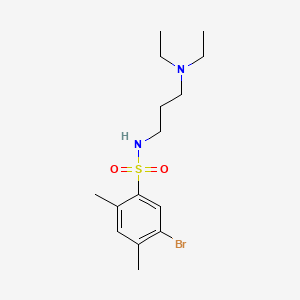 5-bromo-N-[3-(diethylamino)propyl]-2,4-dimethylbenzenesulfonamide