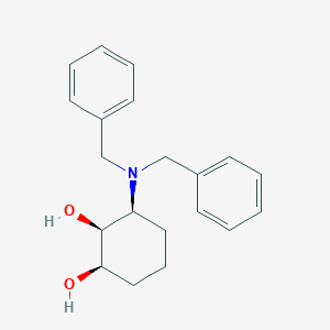 rel-(1R,2S,3S)-3-(dibenzylamino)cyclohexane-1,2-diol