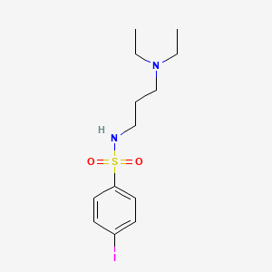 N-[3-(diethylamino)propyl]-4-iodobenzenesulfonamide