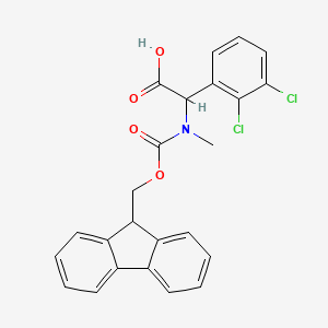 2-(2,3-dichlorophenyl)-2-({[(9H-fluoren-9-yl)methoxy]carbonyl}(methyl)amino)acetic acid