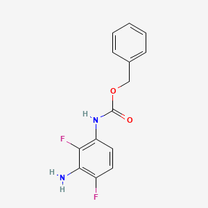 Benzyl (3-amino-2,4-difluorophenyl)carbamate