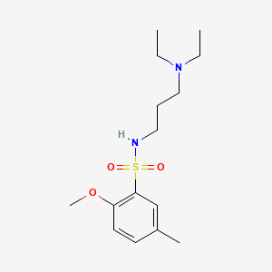 N-[3-(diethylamino)propyl]-2-methoxy-5-methylbenzenesulfonamide