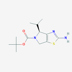 (S)-tert-Butyl 2-amino-4-isopropyl-4H-pyrrolo[3,4-d]thiazole-5(6H)-carboxylate