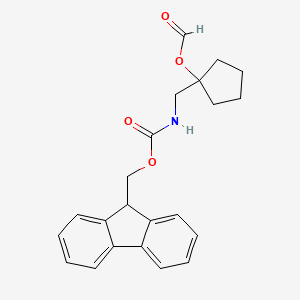 [1-[(9H-fluoren-9-ylmethoxycarbonylamino)methyl]cyclopentyl] formate