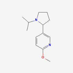 5-(1-Isopropylpyrrolidin-2-yl)-2-methoxypyridine