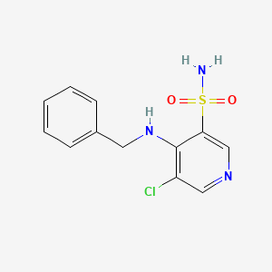 4-(Benzylamino)-5-chloropyridine-3-sulfonamide