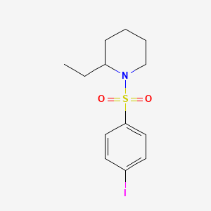 2-Ethyl-1-(4-iodobenzenesulfonyl)piperidine