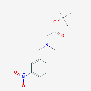 molecular formula C14H20N2O4 B11819548 Tert-butyl 2-(N-(3-nitrobenzyl)-N-methylamino)acetate 