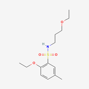 2-ethoxy-N-(3-ethoxypropyl)-5-methylbenzenesulfonamide