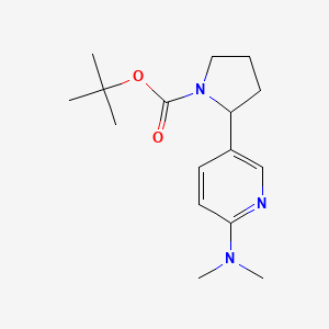 tert-Butyl 2-(6-(dimethylamino)pyridin-3-yl)pyrrolidine-1-carboxylate