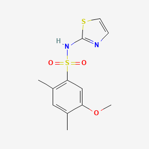 5-methoxy-2,4-dimethyl-N-(1,3-thiazol-2-yl)benzenesulfonamide