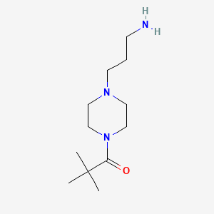 1-(4-(3-Aminopropyl)piperazin-1-yl)-2,2-dimethylpropan-1-one