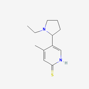 5-(1-Ethylpyrrolidin-2-yl)-4-methylpyridine-2-thiol