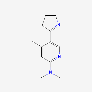 5-(3,4-Dihydro-2H-pyrrol-5-yl)-N,N,4-trimethylpyridin-2-amine