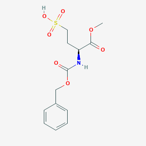 (S)-3-(((Benzyloxy)carbonyl)amino)-4-methoxy-4-oxobutane-1-sulfonic acid