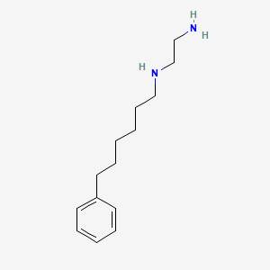 molecular formula C14H24N2 B11819852 N'-(6-phenylhexyl)ethane-1,2-diamine 