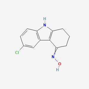 N-(6-chloro-1,2,3,9-tetrahydrocarbazol-4-ylidene)hydroxylamine