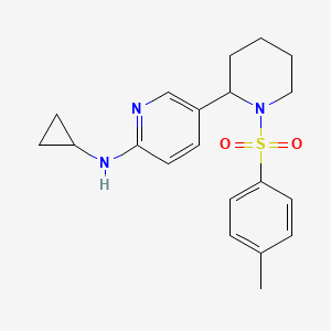 N-Cyclopropyl-5-(1-tosylpiperidin-2-yl)pyridin-2-amine