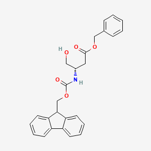 benzyl (3S)-3-{[(9H-fluoren-9-ylmethoxy)carbonyl]amino}-4-hydroxybutanoate