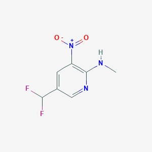 5-(Difluoromethyl)-N-methyl-3-nitropyridin-2-amine