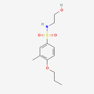 N-(2-hydroxyethyl)-3-methyl-4-propoxybenzenesulfonamide