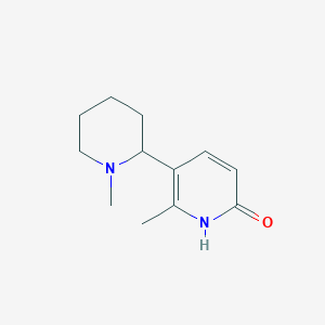 6-Methyl-5-(1-methylpiperidin-2-yl)pyridin-2(1H)-one