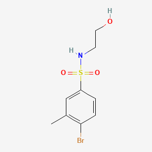 4-bromo-N-(2-hydroxyethyl)-3-methylbenzenesulfonamide