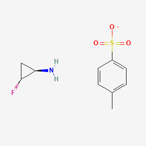 (1R,2R)-2-fluorocyclopropan-1-amine;4-methylbenzenesulfonate