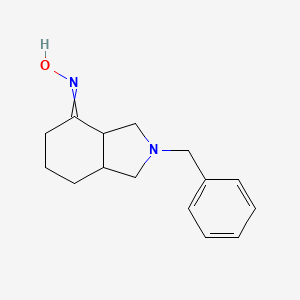 N-(2-benzyl-3,3a,5,6,7,7a-hexahydro-1H-isoindol-4-ylidene)hydroxylamine