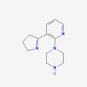 1-(3-(3,4-Dihydro-2H-pyrrol-5-yl)pyridin-2-yl)piperazine