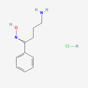 N-(4-amino-1-phenylbutylidene)hydroxylamine hydrochloride