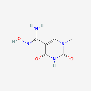 N'-hydroxy-1-methyl-2,4-dioxopyrimidine-5-carboximidamide