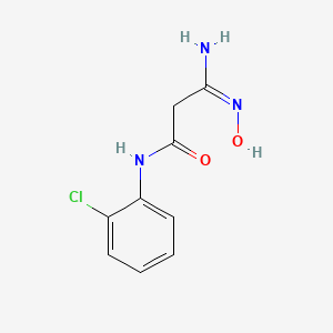 N-(2-Chloro-phenyl)-2-(N-hydroxycarbamimidoyl)-acetamide