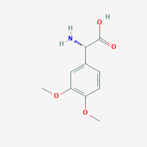 molecular formula C10H13NO4 B11820362 (s)-a-Amino-3,4-dimethoxybenzeneacetic acid 