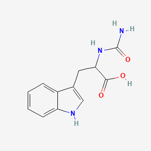 molecular formula C12H13N3O3 B11820388 2-(carbamoylamino)-3-(1H-indol-3-yl)propanoic acid CAS No. 98299-50-4