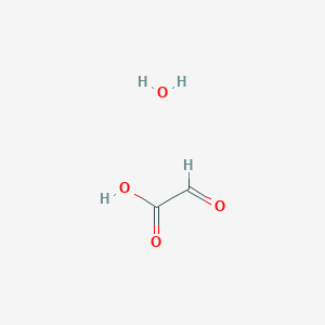 molecular formula C₂H₄O₄ B118204 一水合乙醛酸 CAS No. 563-96-2