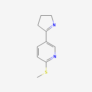 5-(3,4-Dihydro-2H-pyrrol-5-yl)-2-(methylthio)pyridine